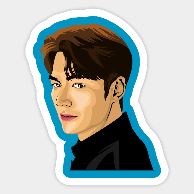 graphic pose lee min ho Sticker by kerring